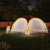 vidaXL Tente de réception avec LED et 4 parois latérales Voir les images du produit 2