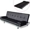 vidaXL Rozkładana sofa z 2 poduszkami ze sztucznej skóry, Podgląd zdjęcia produktu 11