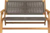 vidaXL záhradný nábytok, sivý, 122 x 76 x 73 cm, masívne Náhľad obrázku produktu 3