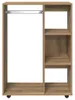 vidaXL Wieszak na ubrania Artisan dąb 80x40x110 cm materiał Podgląd zdjęcia produktu 4