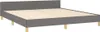 vidaXL Bettgestell ohne Matratze Dunkelgrau 180x200 cm Produktbild-Vorschau 3