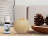 Duft Kugel mit Zirbenflocken und Zirben Duftöl Holz Deko Produktbild-Vorschau 2