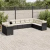 The Living Store 10-tlg. Garten-Sofagarnitur mit Kissen Produktbild-Vorschau 2