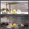Outsunny Alu Ampelschirm LED Solar Ø300 cm höhenverstellbar Produktbild-Vorschau 6