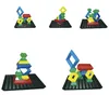 EDUPLAY 120-074 Triangle Puzzle mit Base, 24-teilig, bunt Produktbild-Vorschau 2
