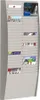 PAPERFLOW A4V2X25.02 Porte-brochures mural gris Voir les images du produit 2