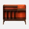 sweeek - Zweifarbiger Vintage Schallplattenschrank mit Produktbild-Vorschau 2