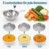 Edelstahl Passiermühle 2L mit Handkurbel, Food Mill mit 3 Produktbild-Vorschau 7