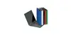 A set of ring binders in various colors, with one black binder open. Anteprima dell’immagine prodotto