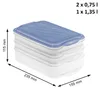 Rotho RONDO, Container, Rechteckig, Blau, Transparent, Produktbild-Vorschau 2