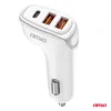 Nabíječka do auta 2x USB-A +USB-C 38W FAST QC ELEGANTNÍ Náhled obrázku produktu 5