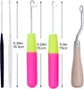 Häkelnadel Set,Latch Hook Kit,5 Größen Haarverlängerung Produktbild-Vorschau 2