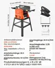 VEVOR Tischfräse und Abrichter Kombi, 254 mm, 2,4 PS 8000 Produktbild-Vorschau 7