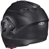 Rear view of a black motorcycle helmet. Produktbild-Vorschau