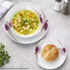 Viola 18tlg Porzellan Tellerset Weiß Blumen flache & tiefe Produktbild-Vorschau 5
