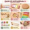 Loopwagen van hout – Loopwagen voor baby's | 38 x 32 x 46 Productafbeelding-voorbeeld 4