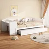 Multifunktionales Kinderbett 90x200 cm mit ausziehbarem Produktbild-Vorschau 1
