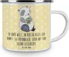 Mr. & Mrs. Panda Emaille Tasse Panda Depression - Gelb Produktbild-Vorschau 4