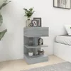 vidaXL Nachttische 2 Stk. Grau Sonoma 40x35x65 cm Produktbild-Vorschau 1