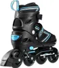 A single black and blue inline skate is shown against a white background. Anteprima dell’immagine prodotto