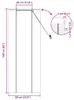 Roleta bambusowa vidaXL, brązowa, 60 x 160 cm, bambus Podgląd zdjęcia produktu 8