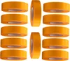 12 rotoli di nastro adesivo professionale oro 50 m x 24 mm Anteprima dell’immagine prodotto 1