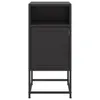 vidaXL Nachttisch Schwarz 36x39x78 cm Stahl Produktbild-Vorschau 6