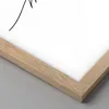Gerahmtes Poster - Rahmen in heller Eiche - Ich liebe dich Produktbild-Vorschau 2