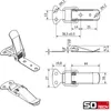 SOTECH Spannverschluss Latch Edelstahloptik – Produktbild-Vorschau 5
