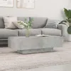 vidaXL Table basse gris béton 100x49,5x31 cm Bois composite Voir les images du produit 2