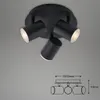 LED Badleuchte Spotleuchte 3xGU10 IP44 5 W schwarz Produktbild-Vorschau 5