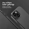 Accezz MagSafe Leather Backcover für das iPhone 13 - Onyx Produktbild-Vorschau 2