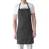 Verstellbarer schwarzer Streifen -Lätzchenschürze für Produktbild-Vorschau 3