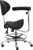 Tabouret cosmétique de coiffeur selle avec dossier et Voir les images du produit 3