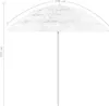 vidaXL Sonnenschirm Hawaii Weiß 240 cm Produktbild-Vorschau 8
