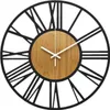 Horloge murale 3D en métal, style vintage romain, pour Voir les images du produit 1