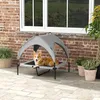 PawHut Lettino per cani rialzato con tettoia, letto per Anteprima dell’immagine prodotto 2