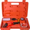 A red plastic case containing a brake bleeding kit with various tools and hoses. Náhľad obrázku produktu