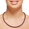 Lederkette Lederband Herren Halskette Schwarz Rot 17-100 cm Produktbild-Vorschau 4