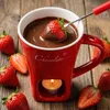 Schokoladen Fondue Set Keramikbecher Fondue Tasse mit Produktbild-Vorschau 8