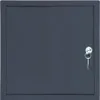 Revisionsklappe Revisionstür Graphit Schloß 15x30cm Produktbild-Vorschau 3