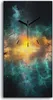 Wandbild Leinwand Bilder Wanduhr 30x60 Plasma Galaxie mit Produktbild-Vorschau 1