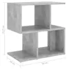 Comodini 2 pezzi Grigio cemento 50x30x51,5 cm Materiale a Anteprima dell’immagine prodotto 8