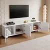 Mobile TV Merax con corpo bianco opaco e base piatta, Anteprima dell’immagine prodotto 6