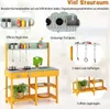 COSTWAY cucina del fango, cucina da gioco per bambini con Anteprima dell’immagine prodotto 6
