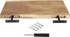 Wandregal Akazienholz natur massiv 30x20 cm Holzregal Produktbild-Vorschau 7