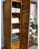 MASSIVMOEBEL24.DE Kleiderschrank Sheesham 48x61x200  braun Produktbild-Vorschau 3