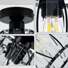 ZMH Kristal plafondlamp 25cm zwart metaal plafondlamp E27 Productafbeelding-voorbeeld 14