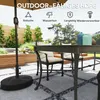 Outsunny Pied de parasol jusqu'à 30 kg remplissable Voir les images du produit 6