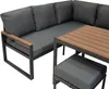 Ensemble de mobilier de jardin en aluminium marron avec Voir les images du produit 9